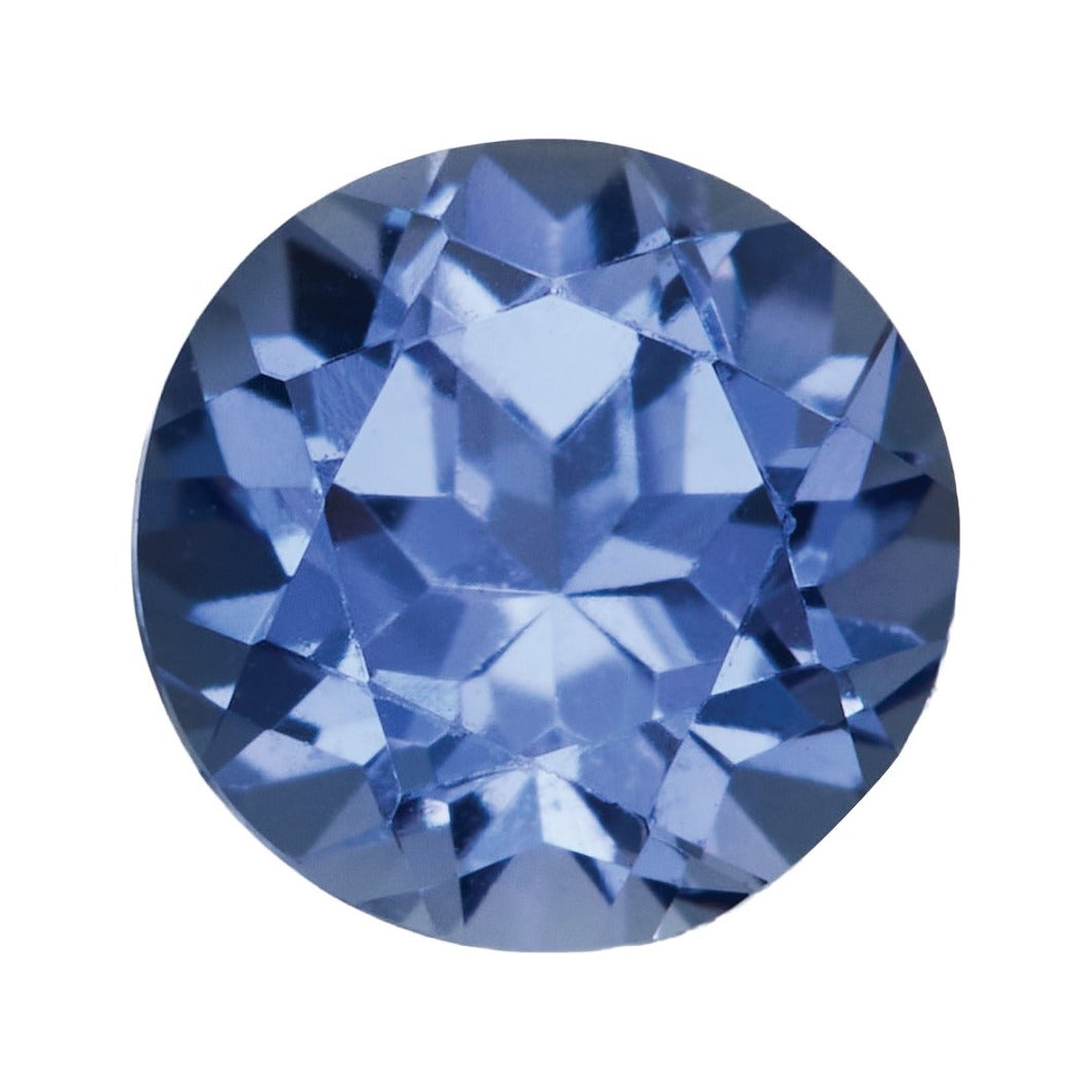 4.5 mm Lab-Grown Periwinkle Blue Sapphire – Round Cut – Eye-Clean Quality — Sapphire Row · cut7