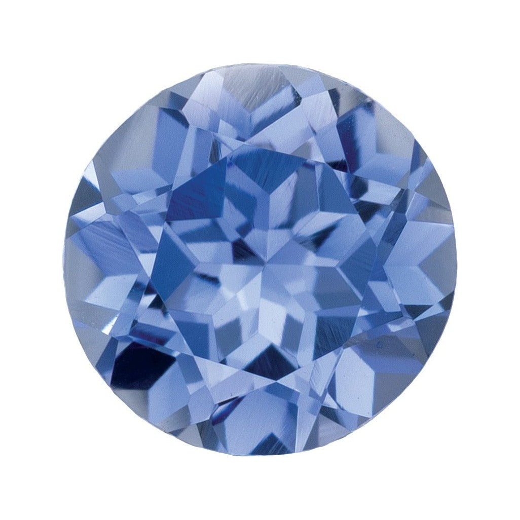 6 mm Lab-Grown Periwinkle Blue Sapphire – Round Cut – Eye-Clean Quality — Sapphire Row · cut7