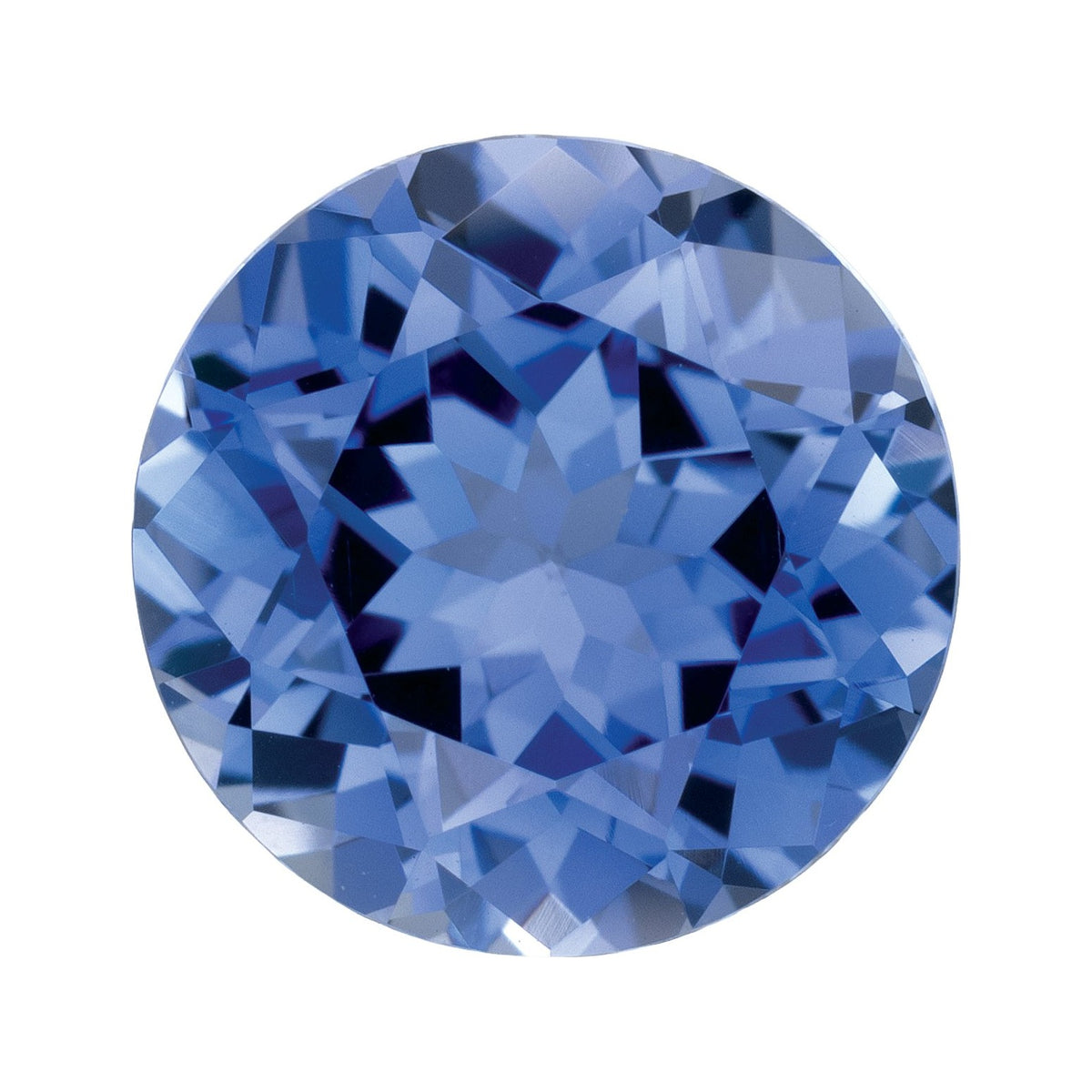 9 mm Lab-Grown Periwinkle Blue Sapphire – Round Cut – Eye-Clean Quality — Sapphire Row · cut7