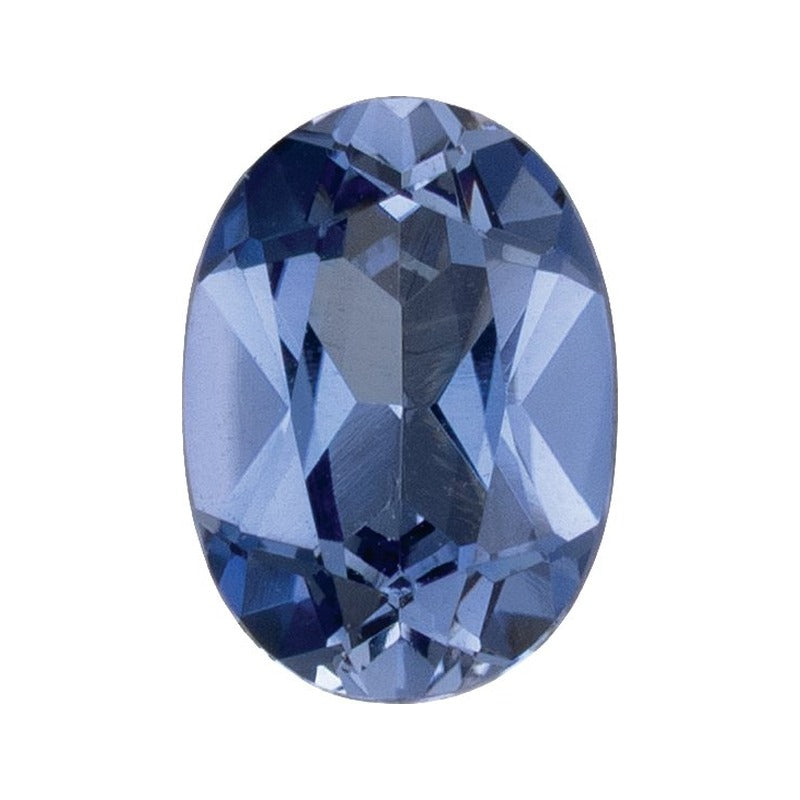 7x5 mm Lab-Grown Periwinkle Blue Sapphire – Oval Cut – Eye-Clean Quality — Sapphire Row · cut7