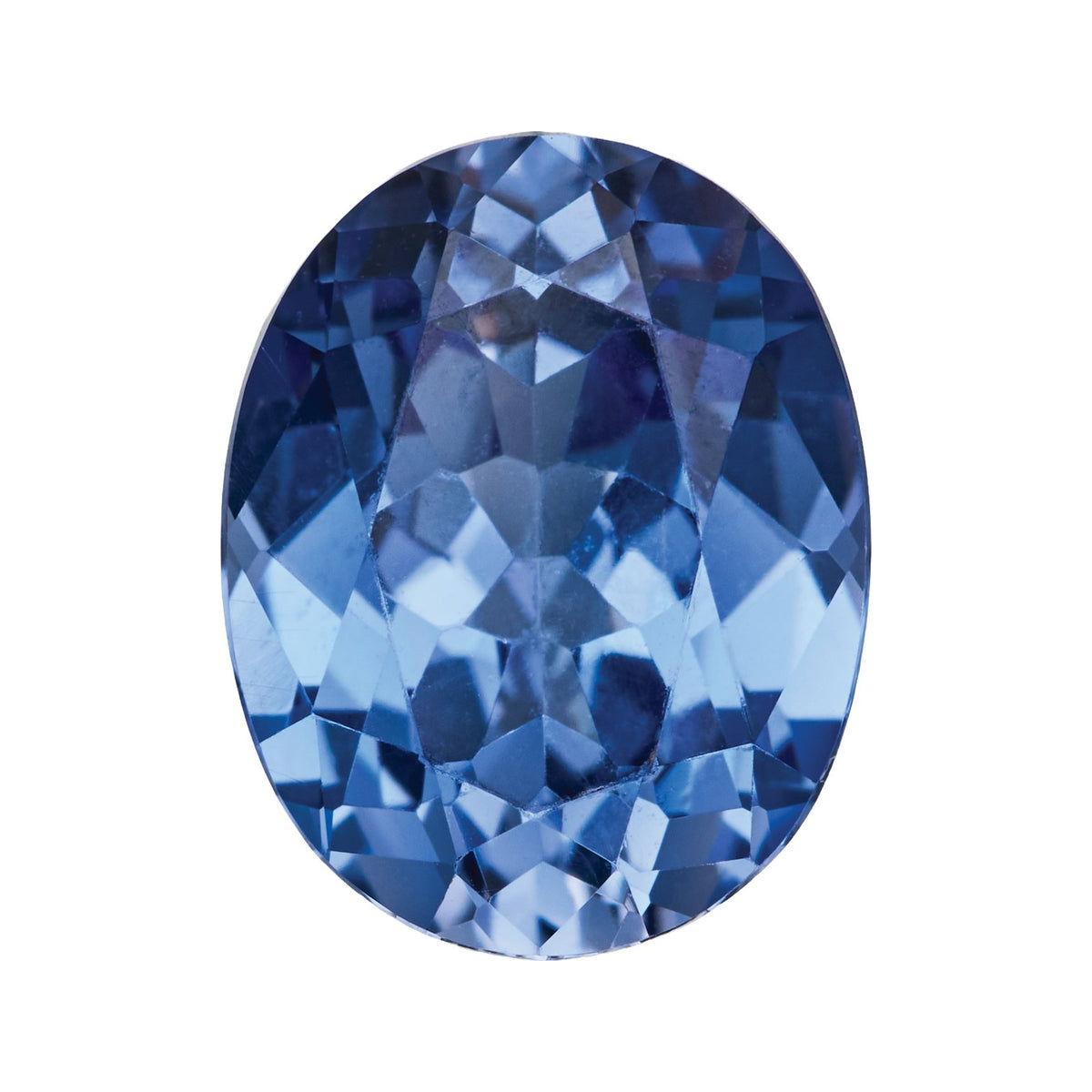 9x7 mm Lab-Grown Periwinkle Blue Sapphire – Oval Cut – Eye-Clean Quality — Sapphire Row · cut7
