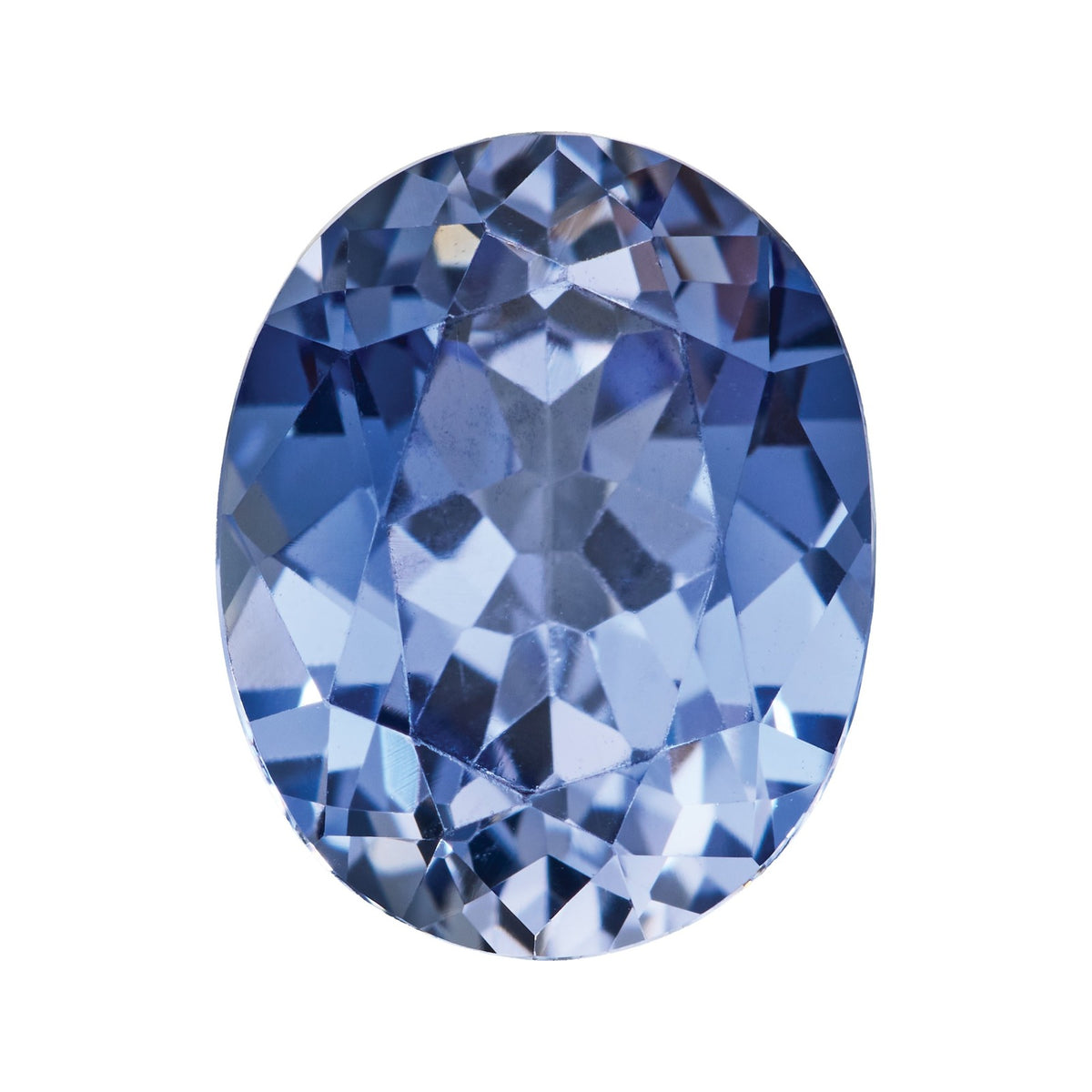 10x8 mm Lab-Grown Periwinkle Blue Sapphire – Oval Cut – Eye-Clean Quality — Sapphire Row · cut7