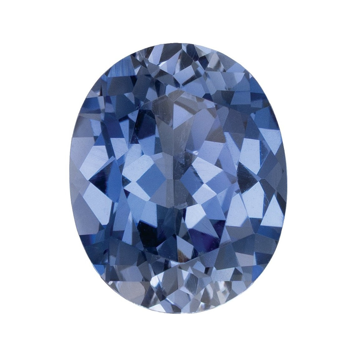 11x9 mm Lab-Grown Periwinkle Blue Sapphire – Oval Cut – Eye-Clean Quality — Sapphire Row · cut7
