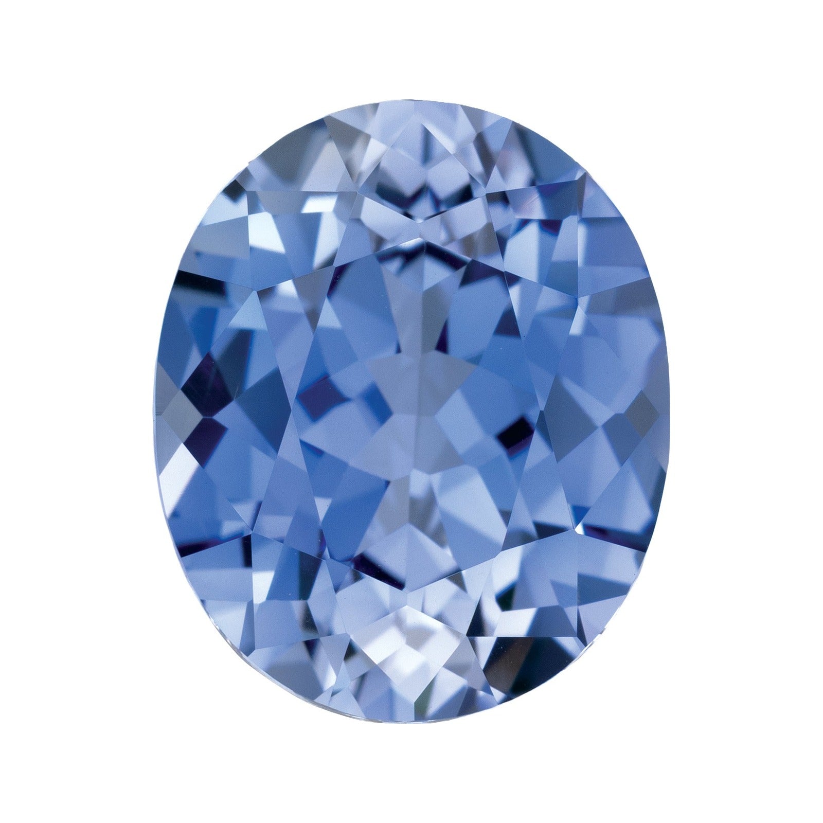 12x10 mm Lab-Grown Periwinkle Blue Sapphire – Oval Cut – Eye-Clean Quality — Sapphire Row · cut7