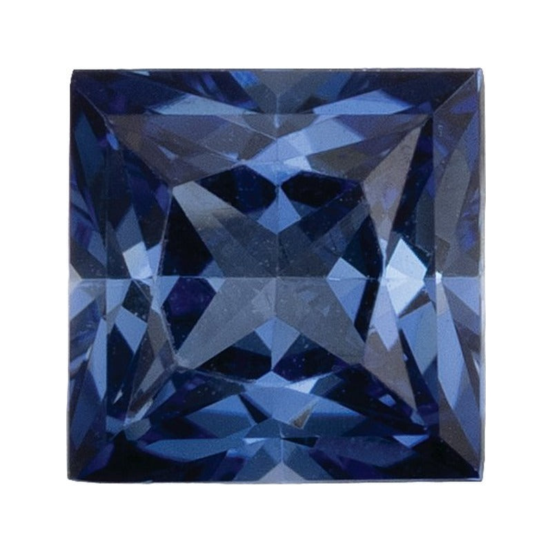 6 mm Lab-Grown Periwinkle Blue Sapphire – Square Cut – Eye-Clean Quality — Sapphire Row · cut7