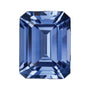 8x6 mm Lab-Grown Periwinkle Blue Sapphire – Emerald Cut – Eye-Clean Quality — Sapphire Row · cut7