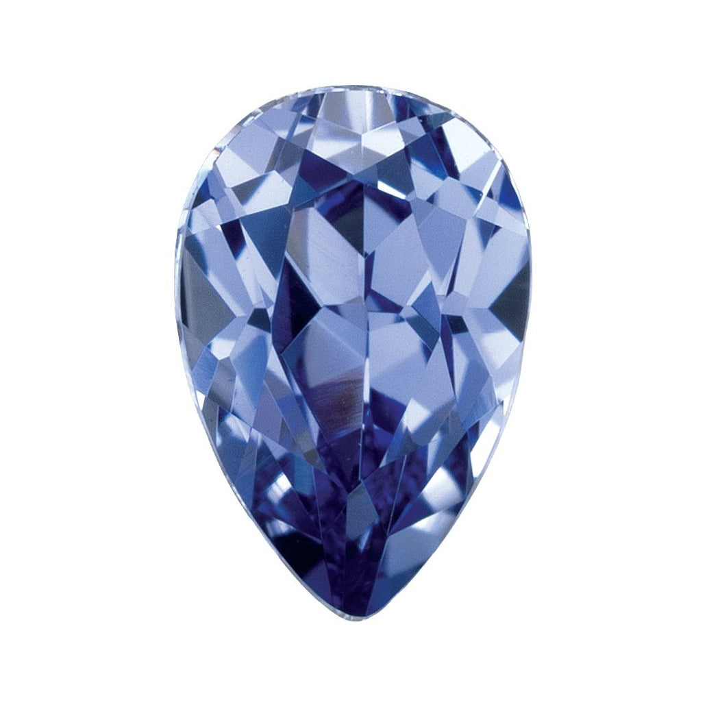 6x4 mm Lab-Grown Periwinkle Blue Sapphire – Pear Cut – Eye-Clean Quality — Sapphire Row · cut7
