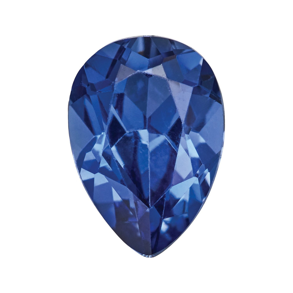 7x5 mm Lab-Grown Periwinkle Blue Sapphire – Pear Cut – Eye-Clean Quality — Sapphire Row · cut7