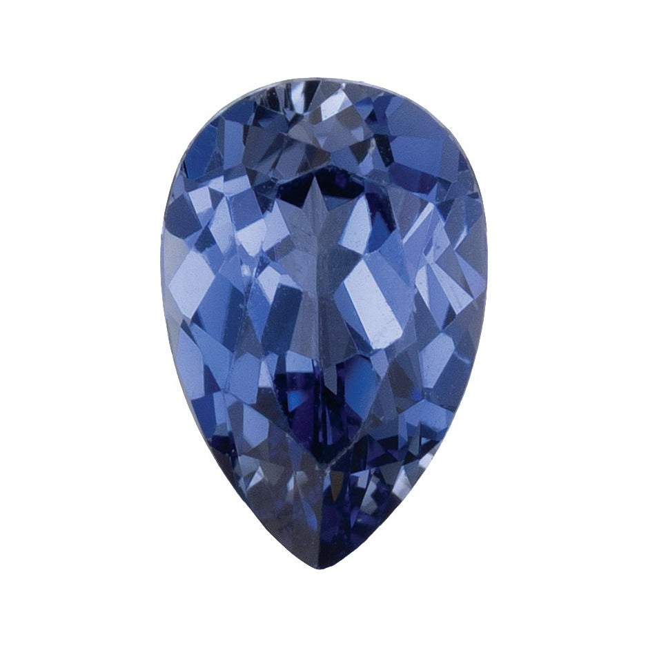 9x6 mm Lab-Grown Periwinkle Blue Sapphire – Pear Cut – Eye-Clean Quality — Sapphire Row · cut7