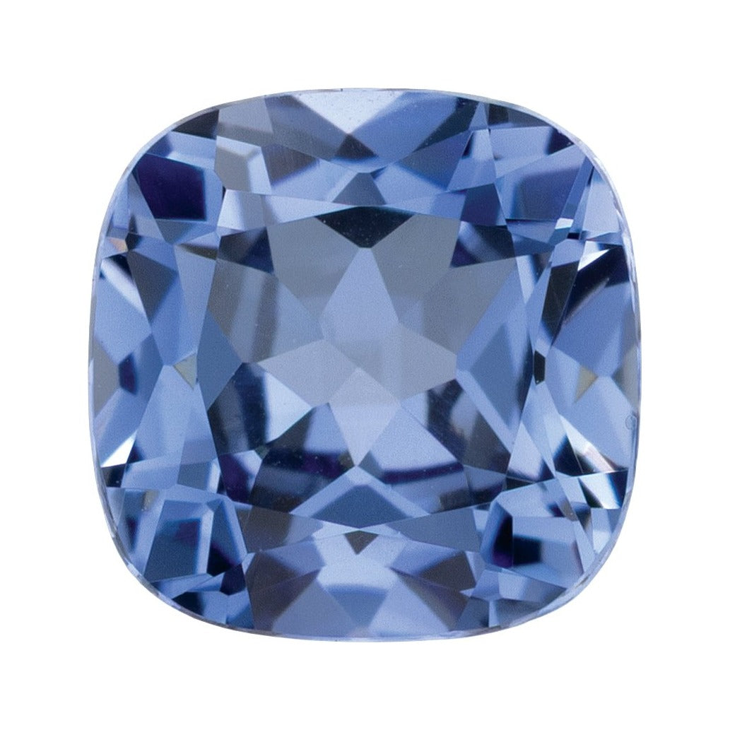 6 mm Lab-Grown Periwinkle Blue Sapphire – Cushion Cut – Eye-Clean Quality — Sapphire Row · cut7