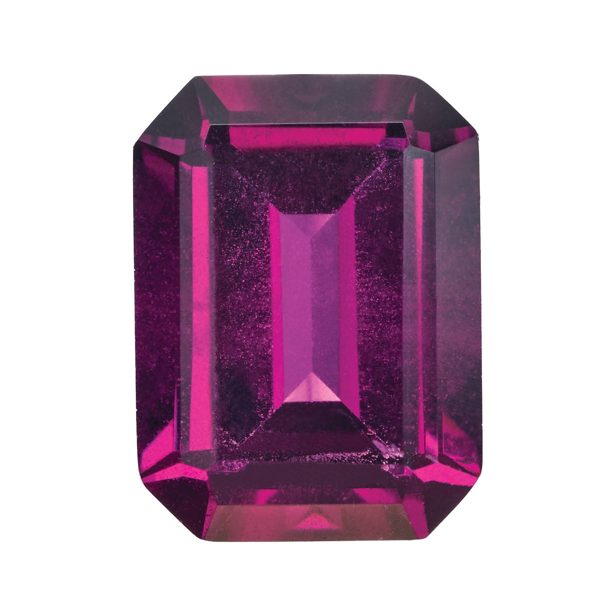 8x6 mm Natural Idaho Purple Idaho Garnet – Emerald Cut – AA Quality — Sapphire Row · cut7