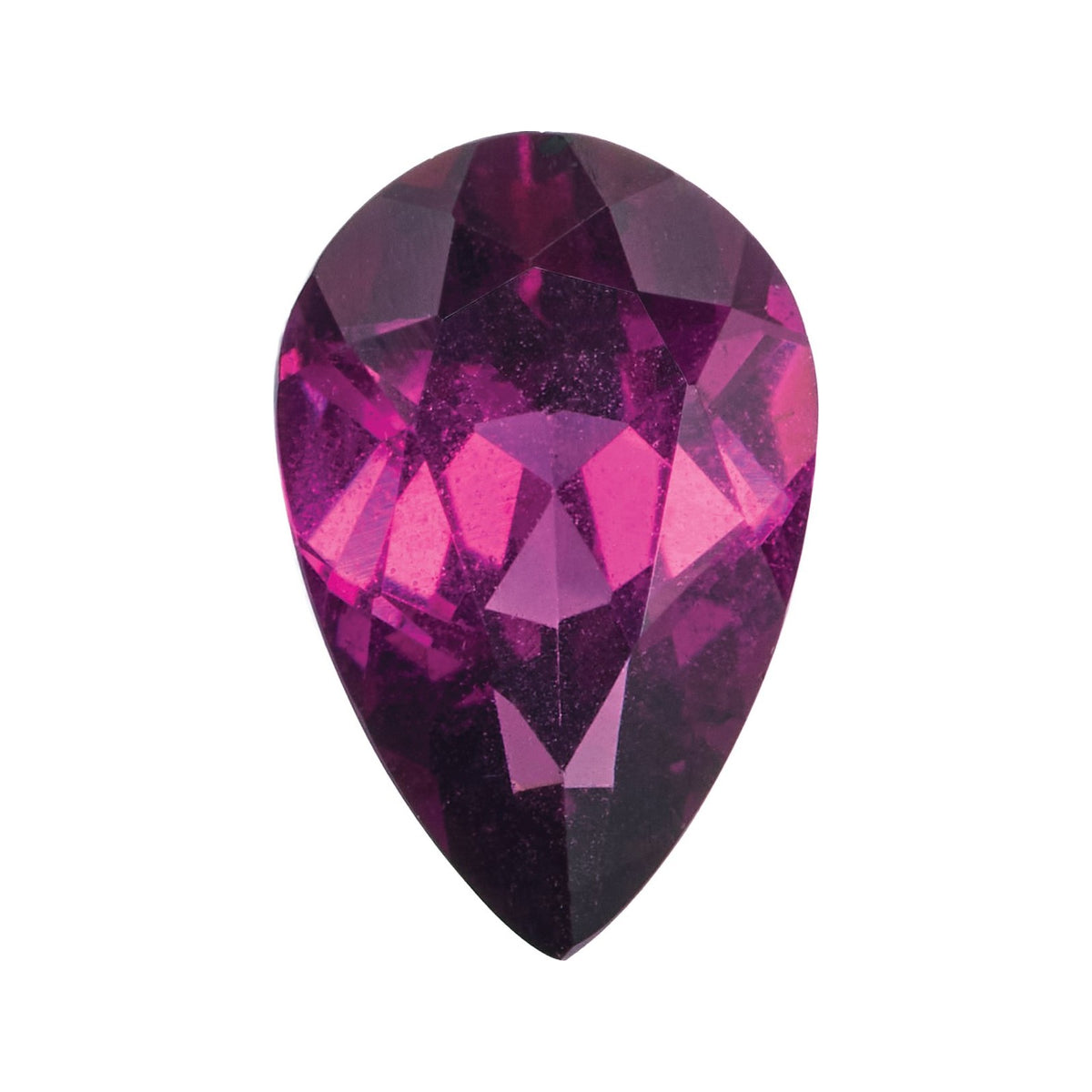 6x4 mm Natural Idaho Purple Idaho Garnet – Pear Cut – AA Quality — Sapphire Row · cut7