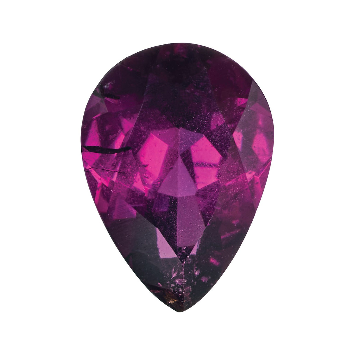 7x5 mm Natural Idaho Purple Idaho Garnet – Pear Cut – AA Quality — Sapphire Row · cut7