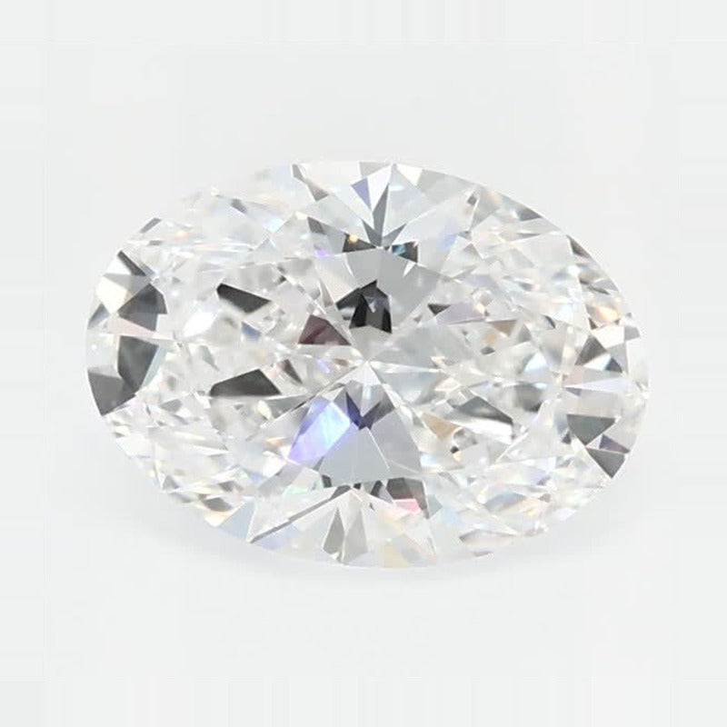 0.96 ct Lab-Grown Diamond – D VVS2 – Oval Cut – GCAL Certified — Sapphire Row · cut7