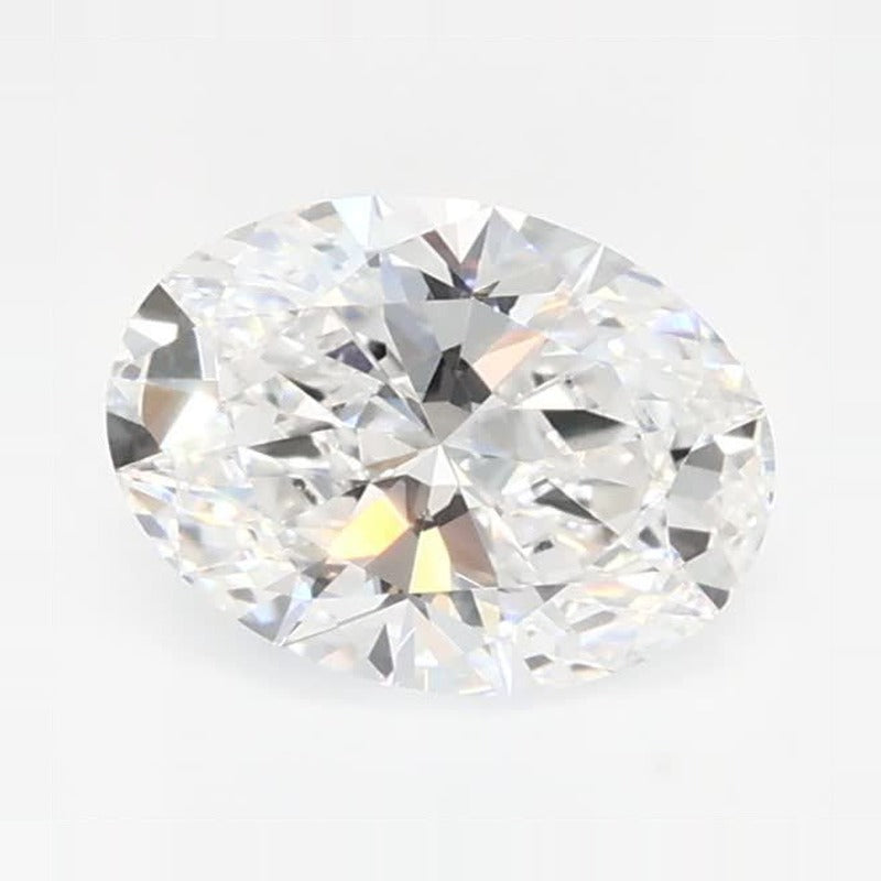 0.79 ct Lab-Grown Diamond – E VVS2 – Oval Cut – GCAL Certified — Sapphire Row · cut7