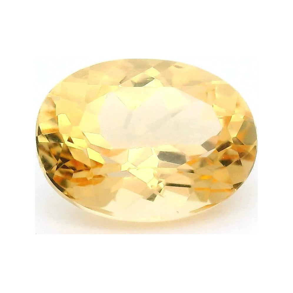 1.47 ct Natural Golden Topaz (Irradiated) – Oval Cut — Sapphire Row · cut7