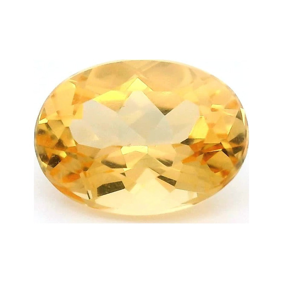 1.13 ct Natural Golden Topaz (Irradiated) – Oval Cut — Sapphire Row · cut7