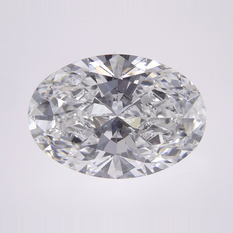 3.86 ct Lab-Grown Diamond – E VVS2 – Oval Cut – IGI Certified — Sapphire Row · cut7
