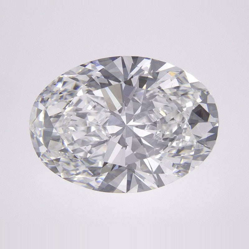 3.89 ct Lab-Grown Diamond – E VVS2 – Oval Cut – IGI Certified — Sapphire Row · cut7