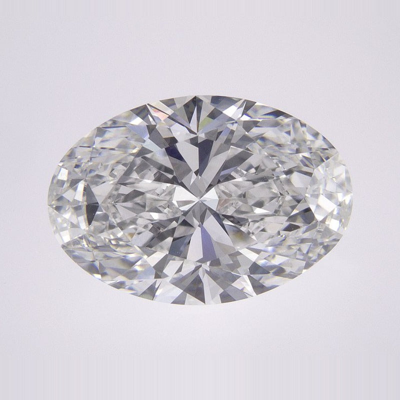 3.81 ct Lab-Grown Diamond – E VVS2 – Oval Cut – IGI Certified — Sapphire Row · cut7