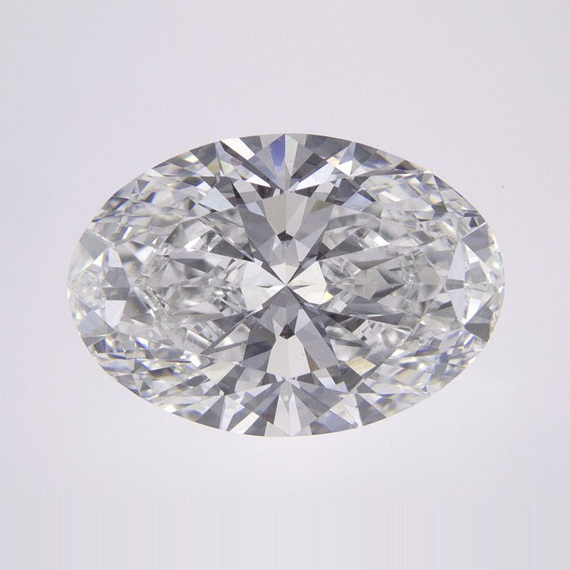 3.59 ct Lab-Grown Diamond – E VVS2 – Oval Cut – IGI Certified — Sapphire Row · cut7