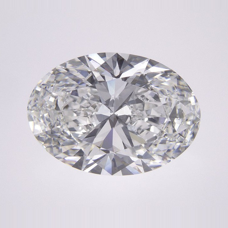 3.74 ct Lab-Grown Diamond – E VVS2 – Oval Cut – IGI Certified — Sapphire Row · cut7