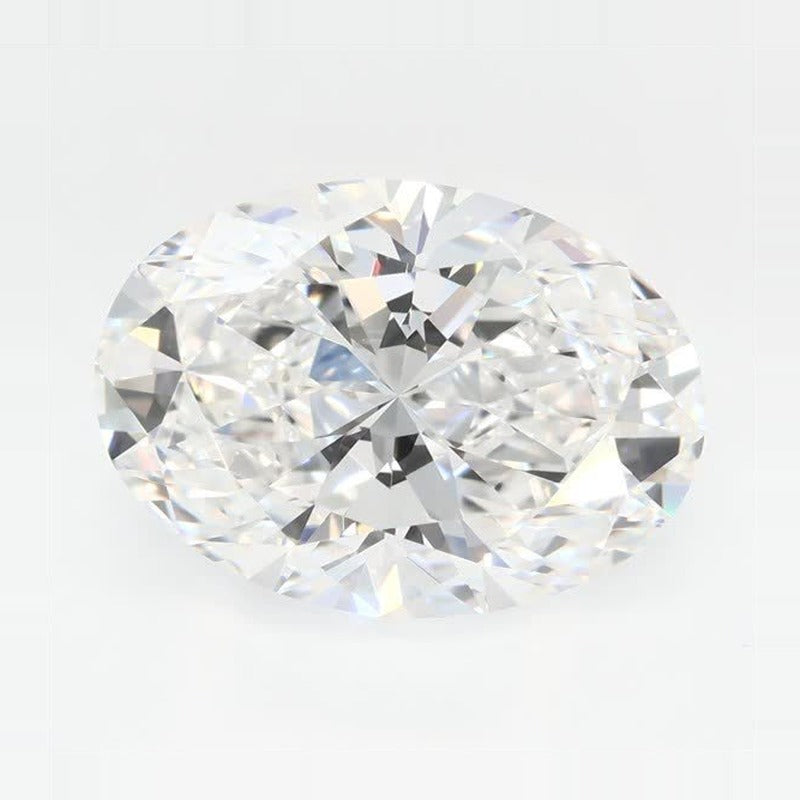 3.55 ct Lab-Grown Diamond – E VVS2 – Oval Cut – GCAL Certified — Sapphire Row · cut7
