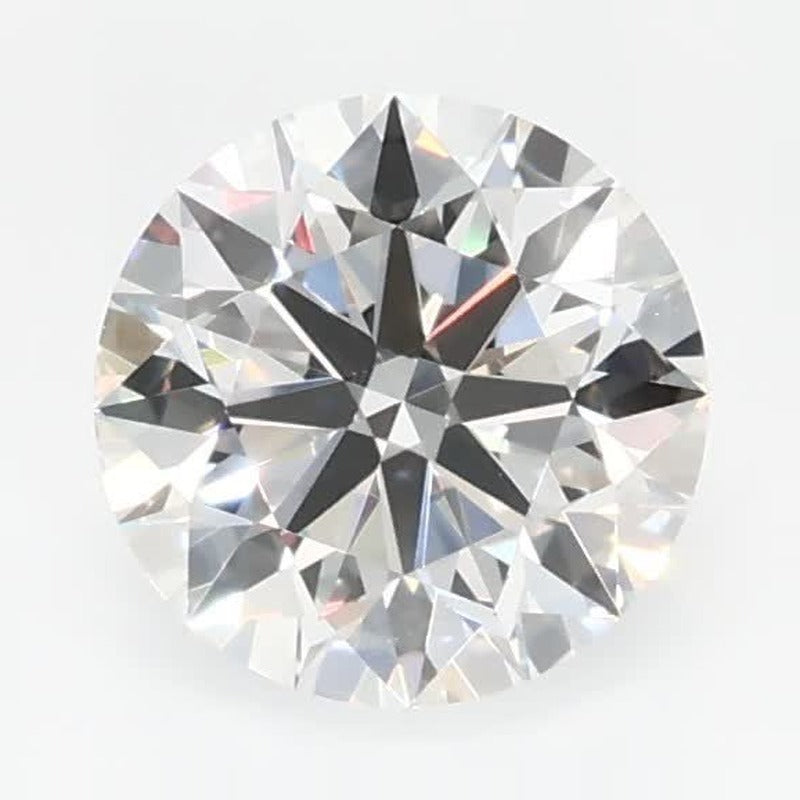 0.91 ct Lab-Grown Diamond – G VVS2 – Round Cut – GCAL Certified — Sapphire Row · cut7