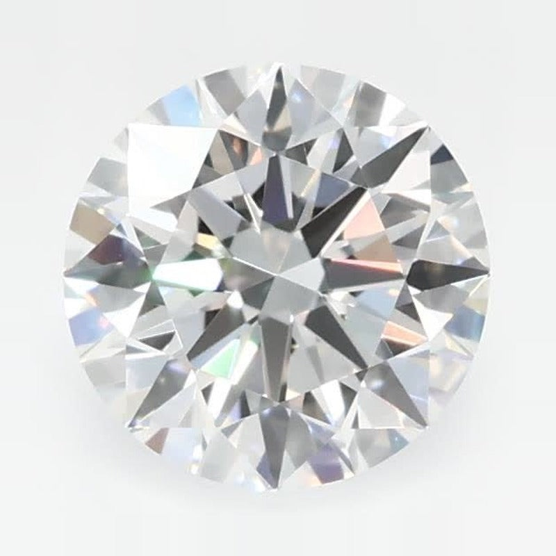 0.90 ct Lab-Grown Diamond – D VVS2 – Round Cut – GCAL Certified — Sapphire Row · cut7
