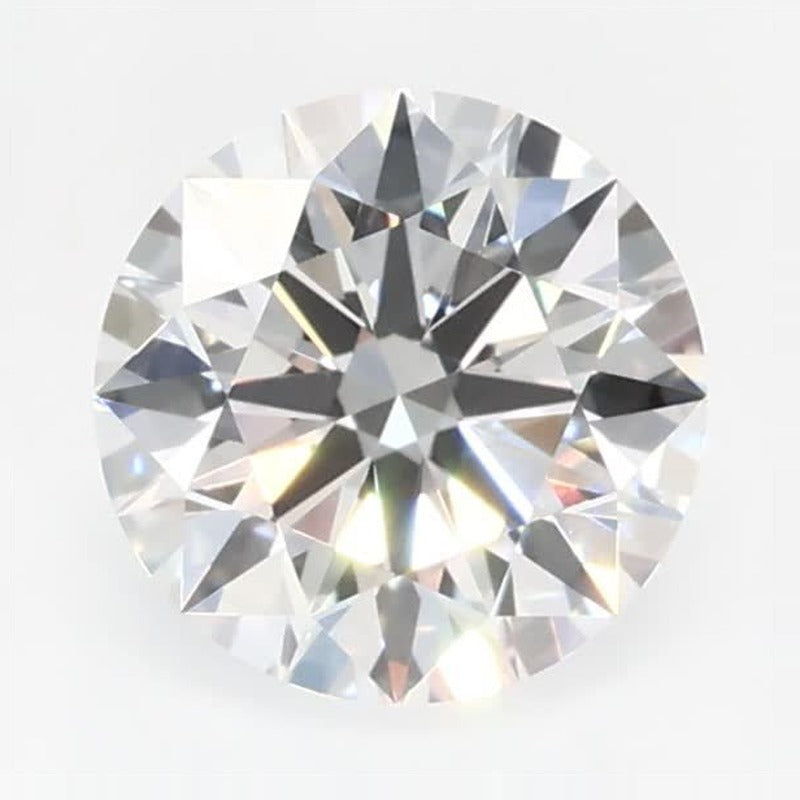 0.89 ct Lab-Grown Diamond – E VVS2 – Round Cut – GCAL Certified — Sapphire Row · cut7