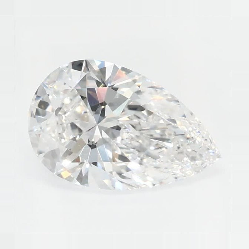 0.83 ct Lab-Grown Diamond – D VVS2 – Pear Cut – GCAL Certified — Sapphire Row · cut7