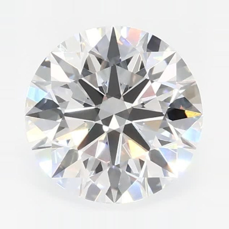 0.88 ct Lab-Grown Diamond – F VVS1 – Round Cut – GCAL Certified — Sapphire Row · cut7