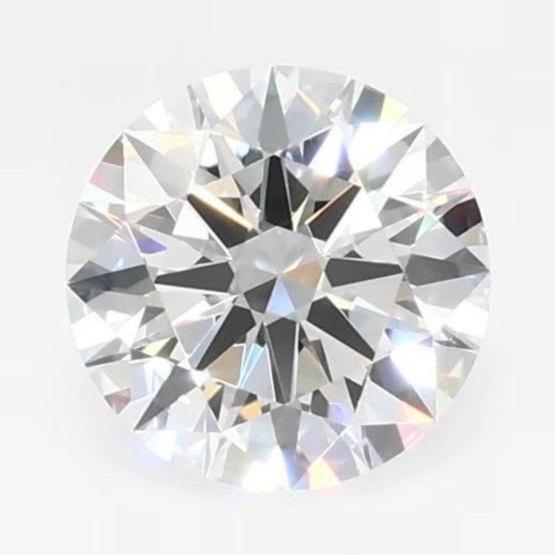 0.76 ct Lab-Grown Diamond – F VVS1 – Round Cut – GCAL Certified — Sapphire Row · cut7