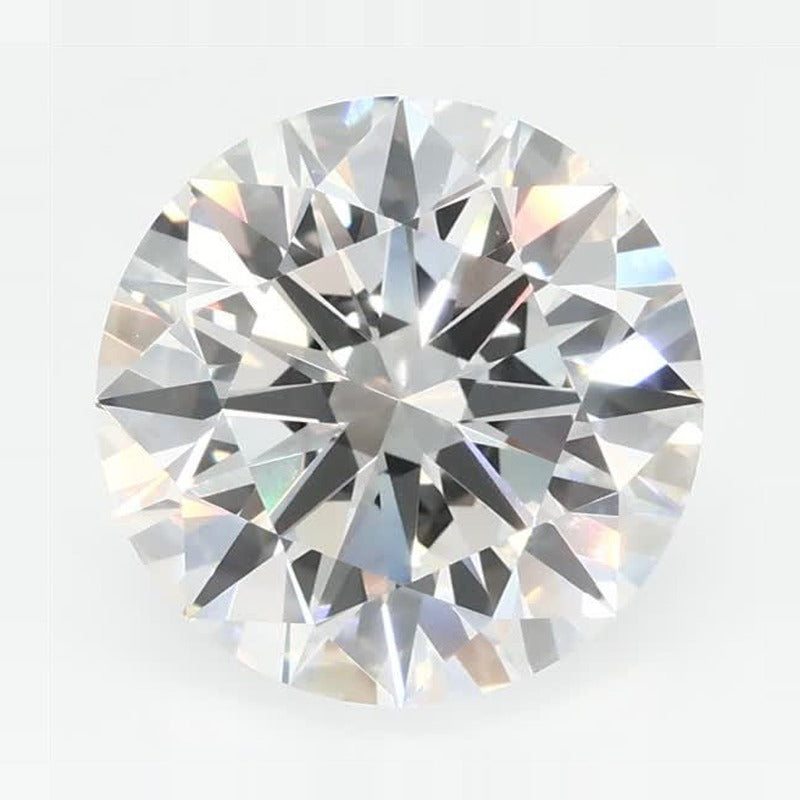 3.72 ct Lab-Grown Diamond – F VVS2 – Round Cut – GCAL Certified — Sapphire Row · cut7