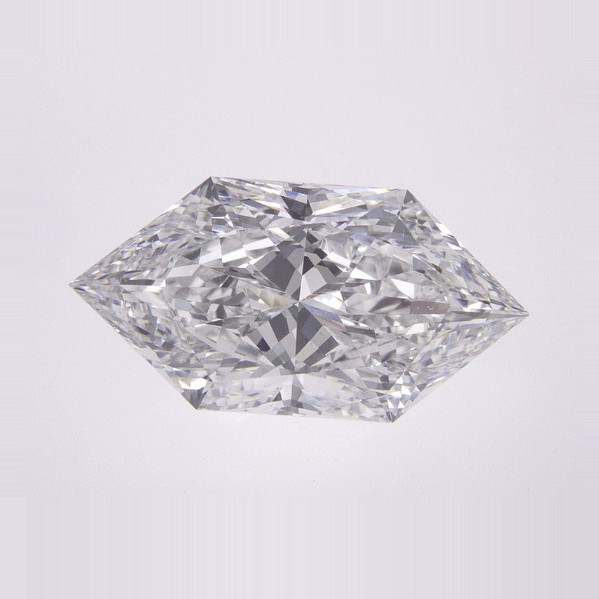3.06 ct Lab-Grown Diamond – E VS1 – Elongated Hexagon Cut – Duchess Faceted-cut – IGI Certified — Sapphire Row · cut7