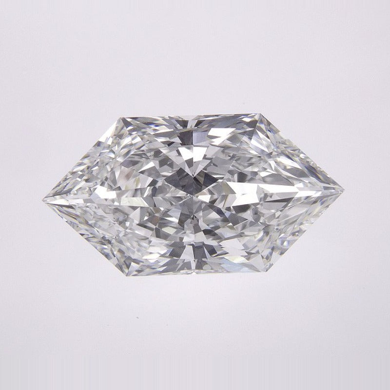 3.05 ct Lab-Grown Diamond – E VVS2 – Elongated Hexagon Cut – Duchess Faceted-cut – IGI Certified — Sapphire Row · cut7