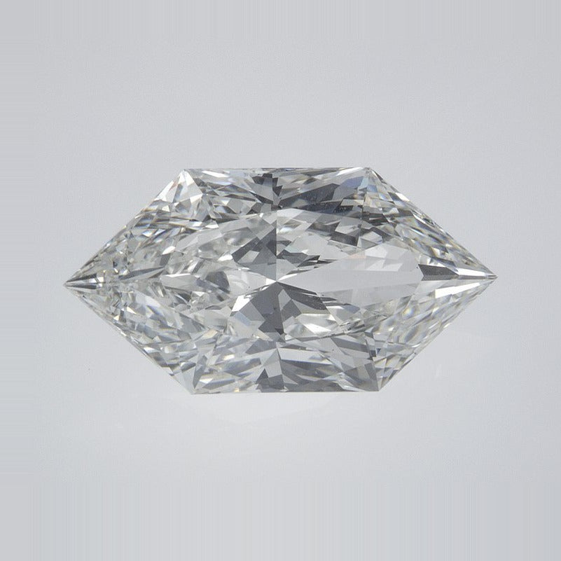 3.04 ct Lab-Grown Diamond – F VS1 – Elongated Hexagon Cut – Duchess Faceted-cut – IGI Certified — Sapphire Row · cut7
