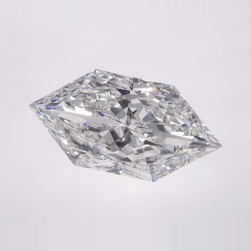 3.02 ct Lab-Grown Diamond – F VS1 – Elongated Hexagon Cut – Duchess Faceted-cut – IGI Certified — Sapphire Row · cut7