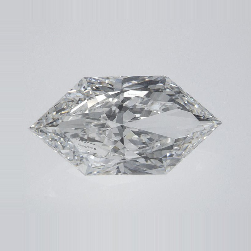 3.01 ct Lab-Grown Diamond – E VVS2 – Elongated Hexagon Cut – Duchess Faceted-cut – IGI Certified — Sapphire Row · cut7