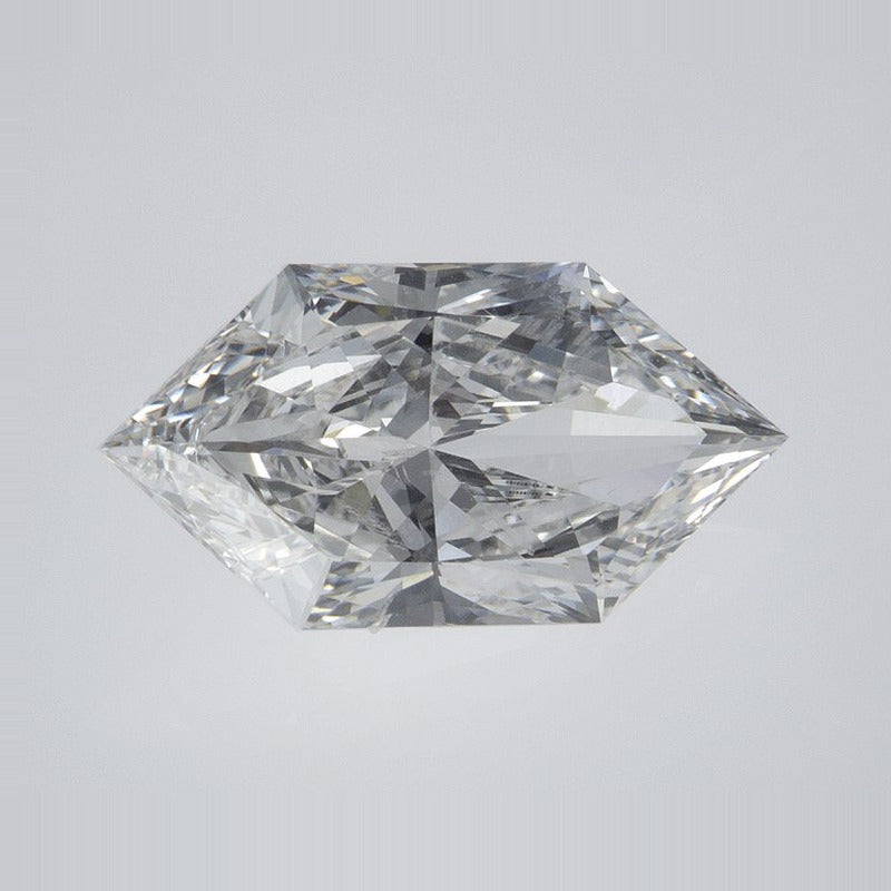 3.00 ct Lab-Grown Diamond – E VVS2 – Elongated Hexagon Cut – Duchess Faceted-cut – IGI Certified — Sapphire Row · cut7