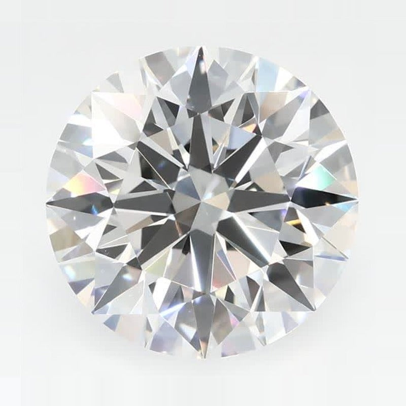 2.96 ct Lab-Grown Diamond – E VVS2 – Round Cut – GCAL Certified — Sapphire Row · cut7