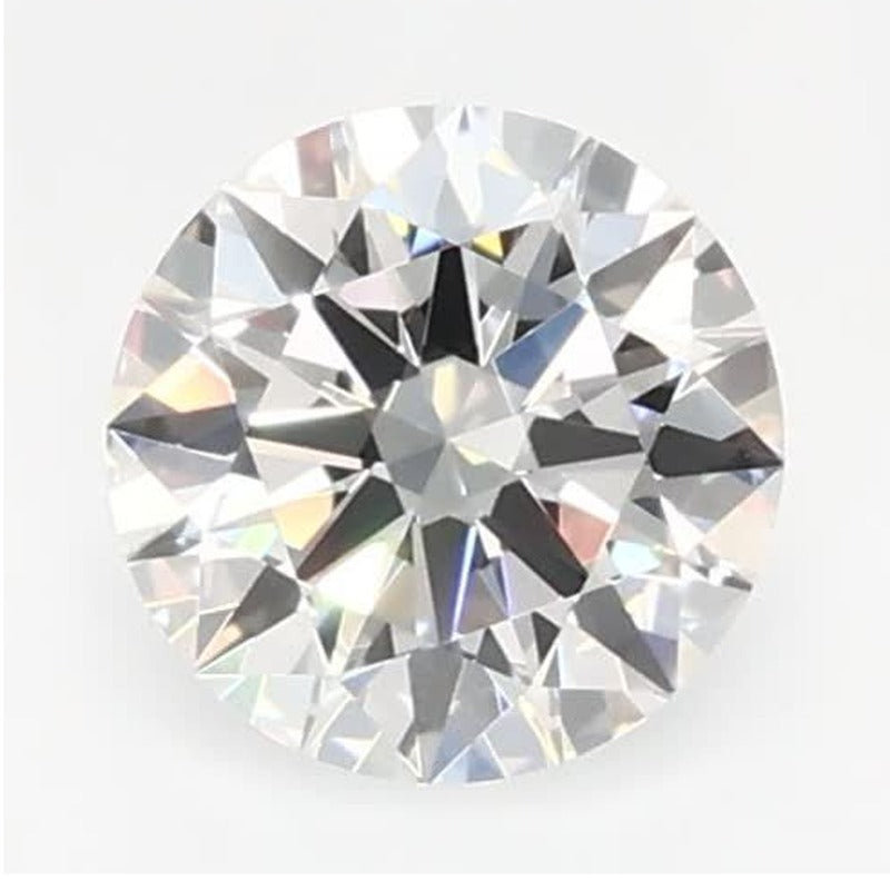 0.54 ct Lab-Grown Diamond – F VVS2 – Round Cut – GCAL Certified — Sapphire Row · cut7