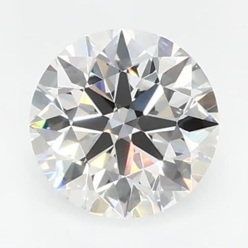 0.53 ct Lab-Grown Diamond – G VVS2 – Round Cut – GCAL Certified — Sapphire Row · cut7