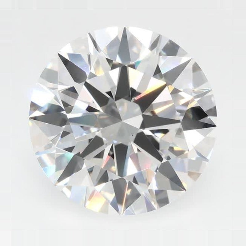 4.06 ct Lab-Grown Diamond – F VS1 – Round Cut – GCAL Certified — Sapphire Row · cut7