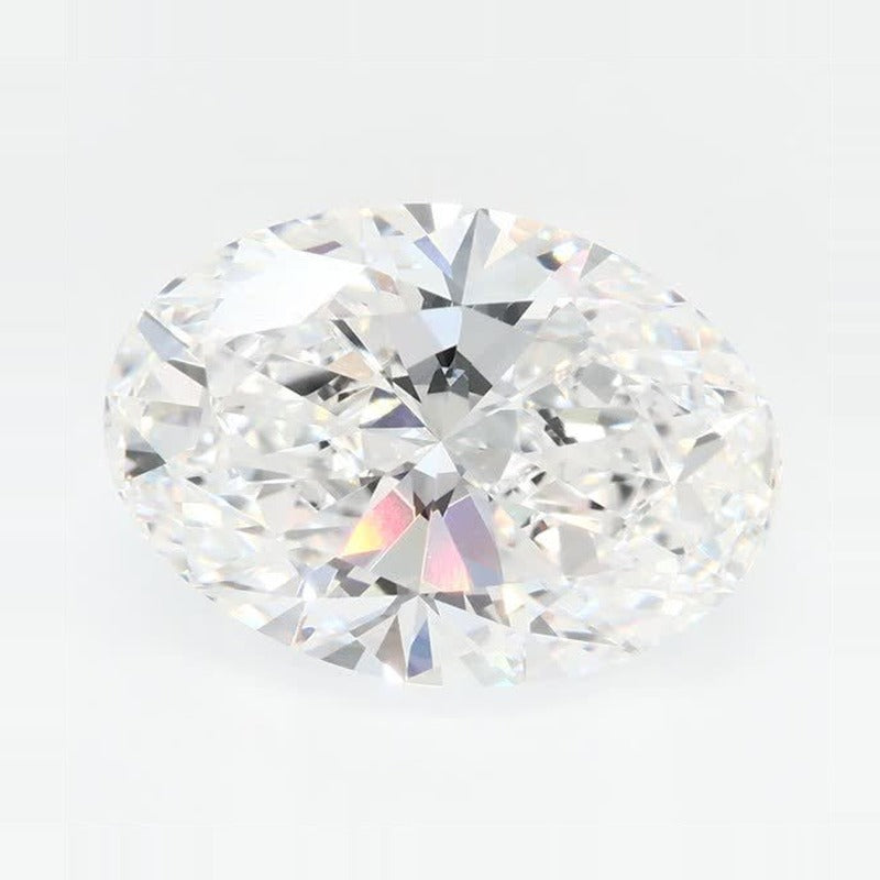 3.56 ct Lab-Grown Diamond – D VVS2 – Oval Cut – GCAL Certified — Sapphire Row · cut7