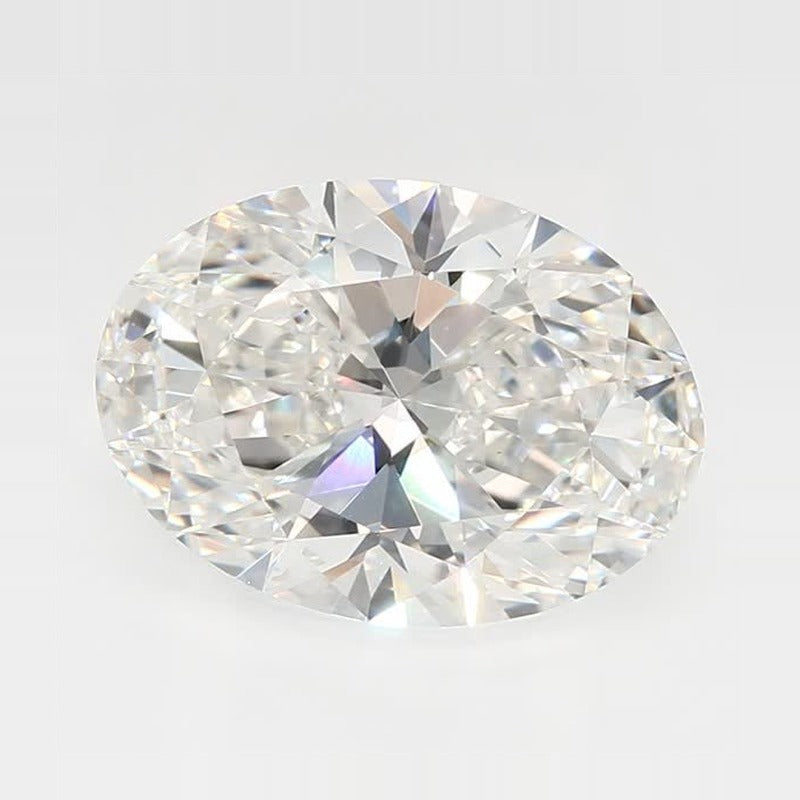 3.09 ct Lab-Grown Diamond – F VVS2 – Oval Cut – GCAL Certified — Sapphire Row · cut7