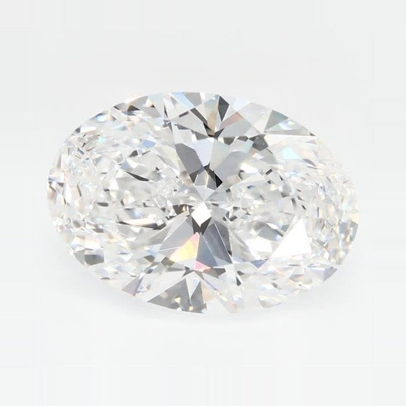 3.08 ct Lab-Grown Diamond – E VVS2 – Oval Cut – GCAL Certified — Sapphire Row · cut7