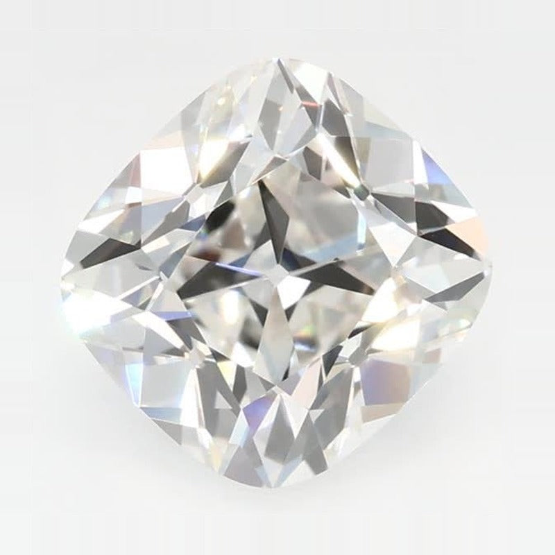 2.09 ct Lab-Grown Diamond – G VVS2 – Cushion Cut – Old Mine Cut – GCAL Certified — Sapphire Row · cut7