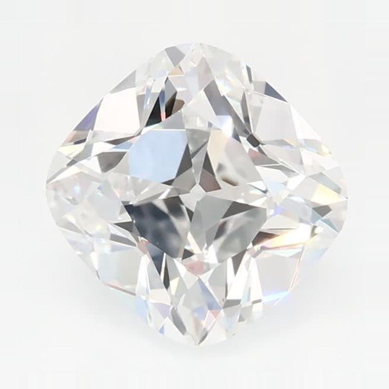 1.65 ct Lab-Grown Diamond – E VVS2 – Cushion Cut – Old Mine Cut – GCAL Certified — Sapphire Row · cut7