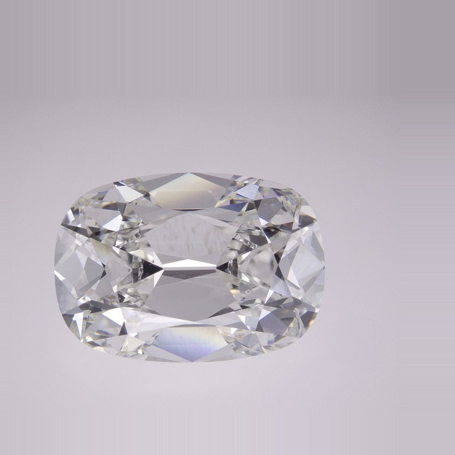 8.52 ct Lab-Grown Diamond – E VVS2 – Elongated Cushion Cut – Old Mine Cut – IGI Certified — Sapphire Row · cut7